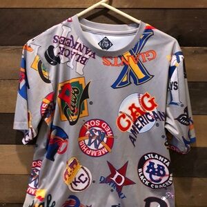 Official NLBM Negro League Baseball Museum 1920 Gray T-Shirt Men’s Size Medium